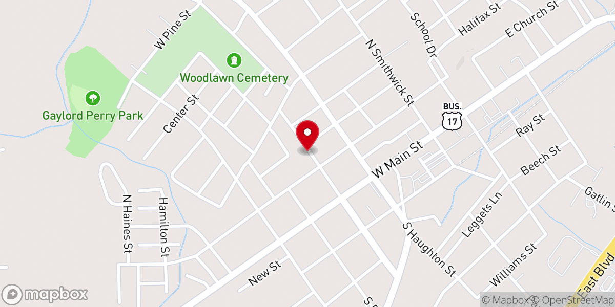 Map showing location of Mt Shiloh Missionary Baptist Church