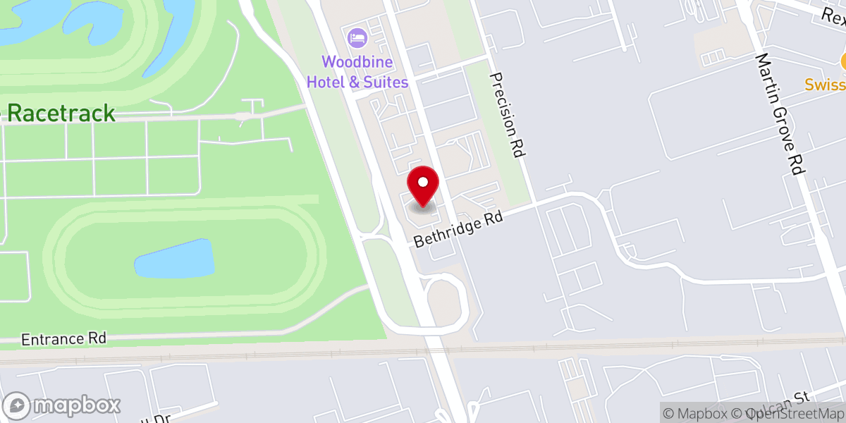 Map showing location of Toronto Perth Seventh-day Adventist Church