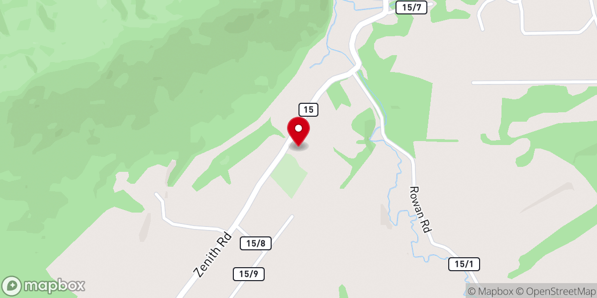 Map showing location of Mt. Prospect Baptist Mission