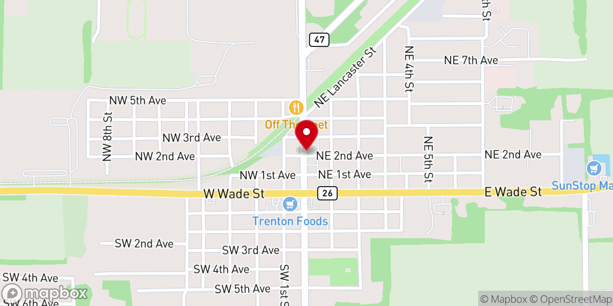 Map showing location of Gilchrist Title Services Inc