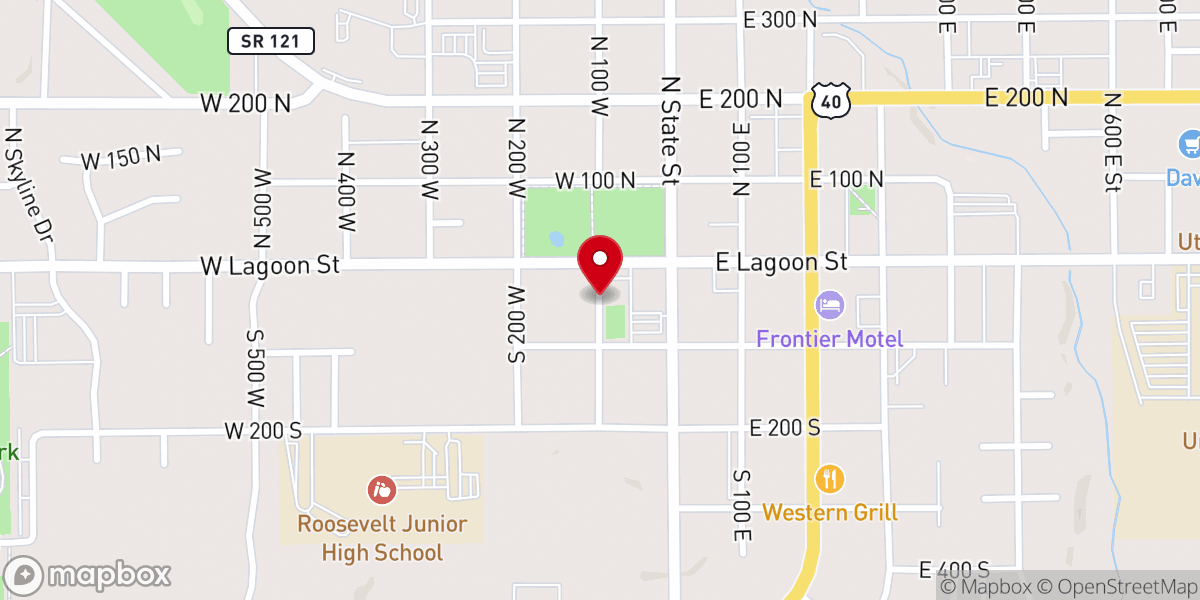 Map showing location of Driving