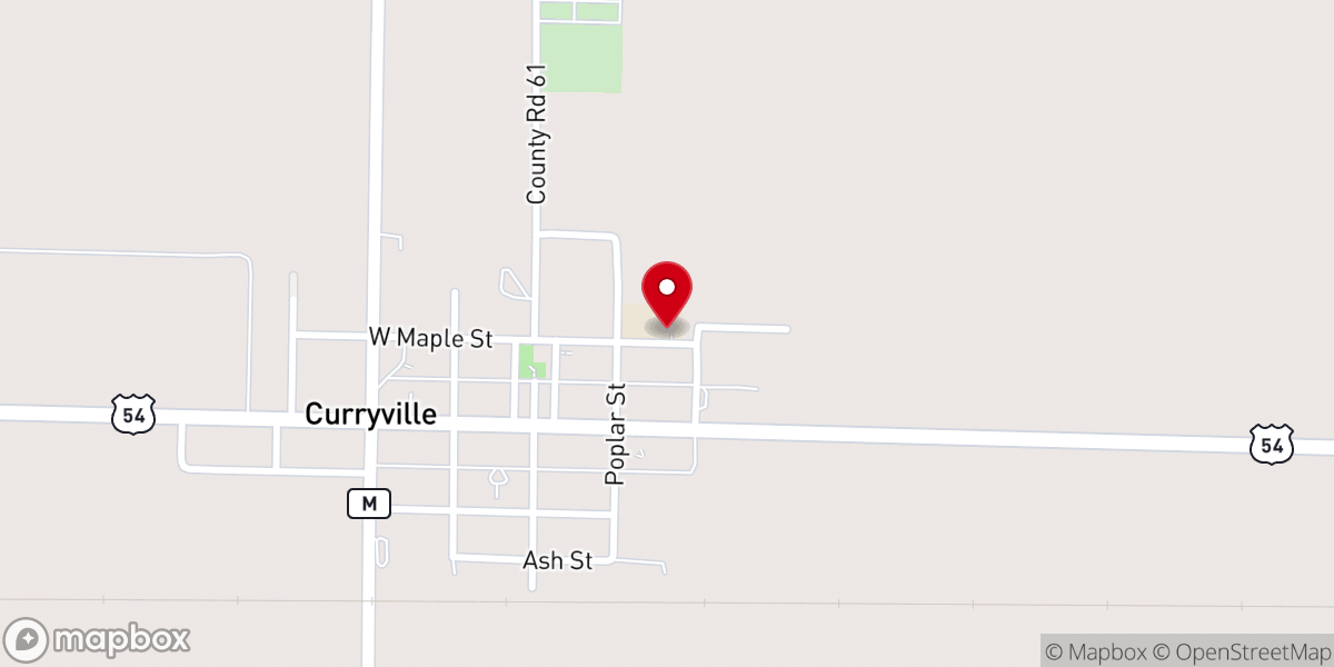 Map showing location of Pike County Christian School