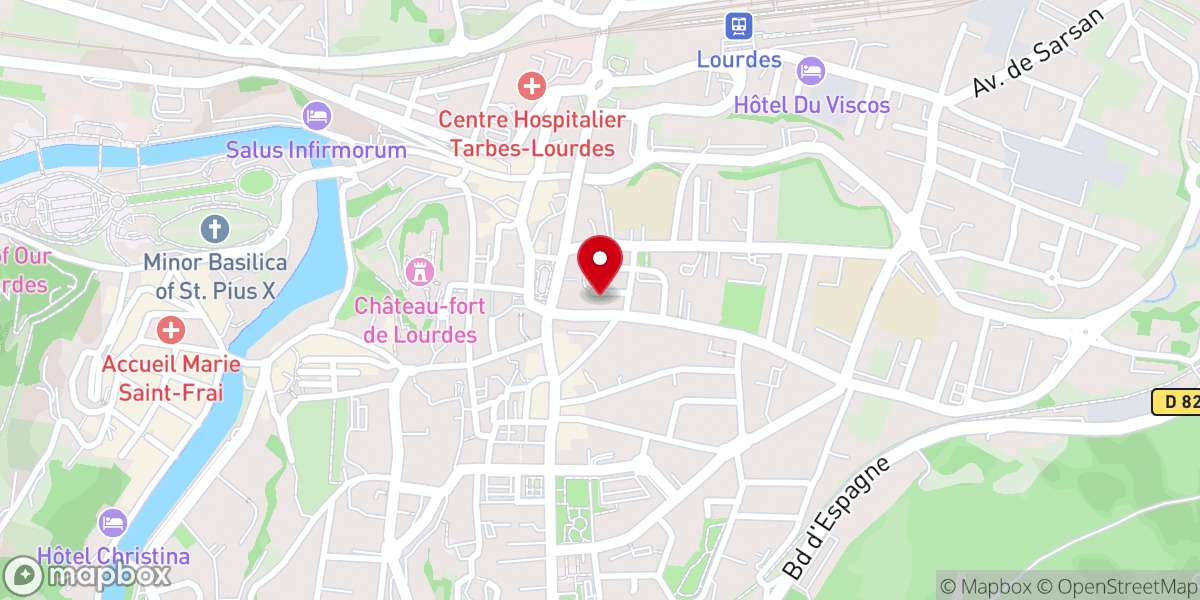 Map showing location of Famille Missionnaire de Notre-Dame