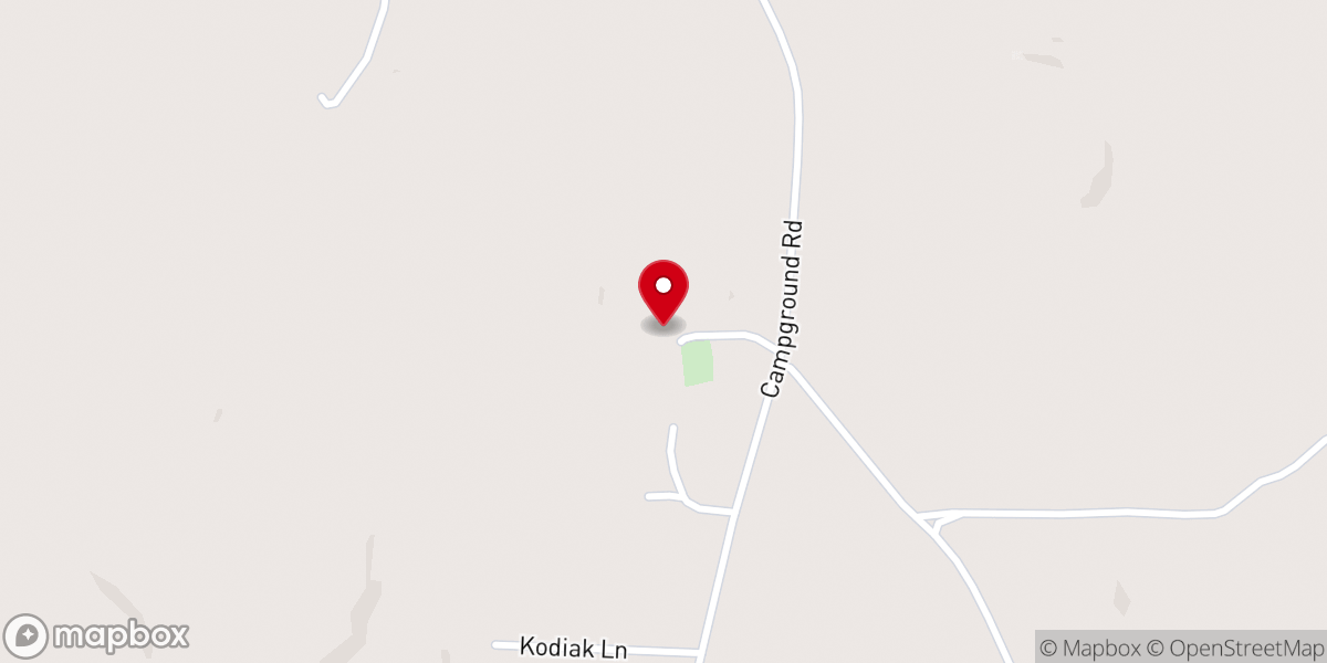 Map showing location of Hillabee Campground Methodist Church