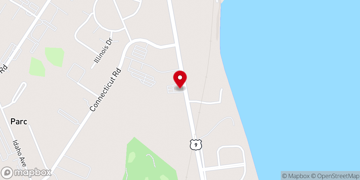 Map showing location of Bible Baptist Church