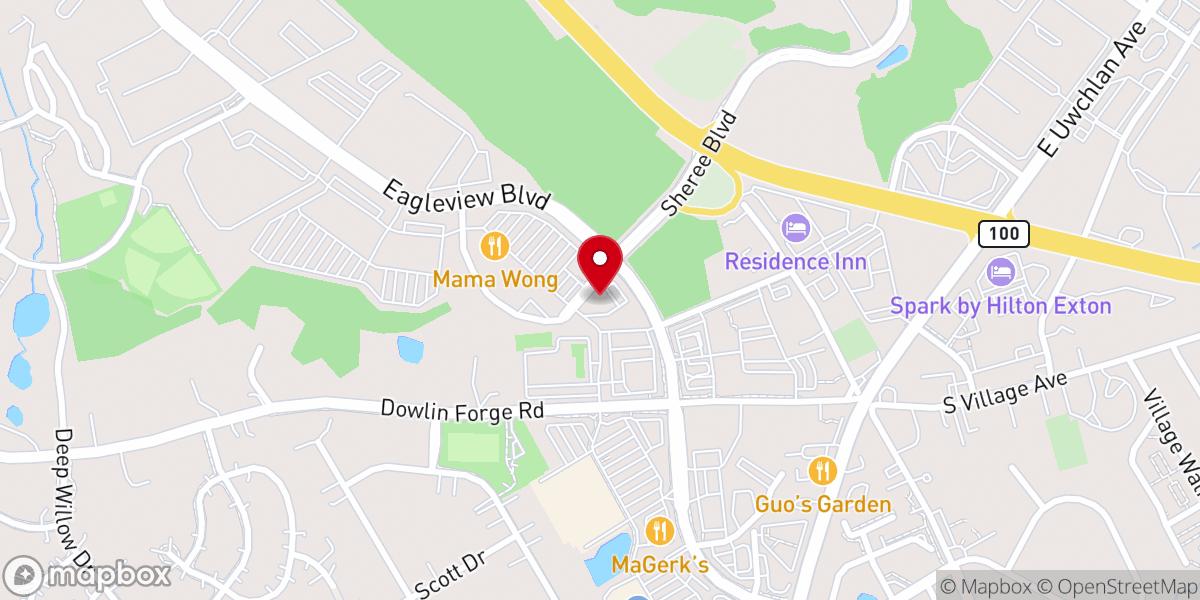 Map showing location of PointMan Ministries