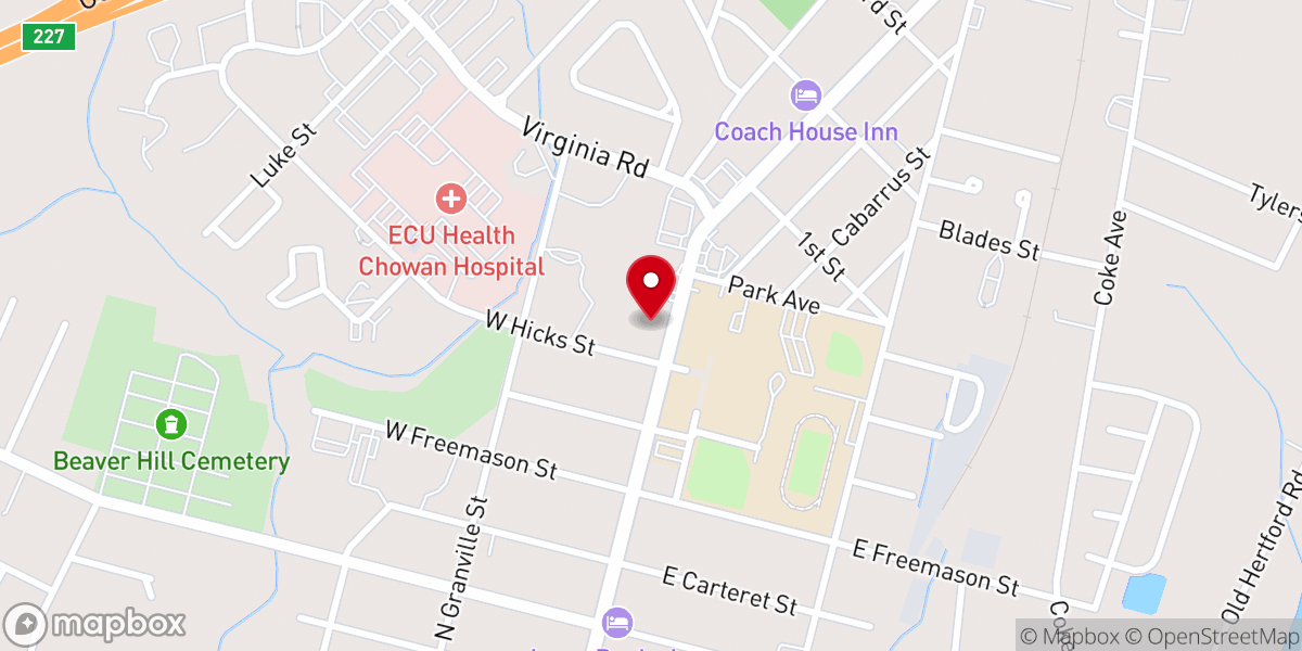 Map showing location of Iglesia Cristiana Alto Refugio