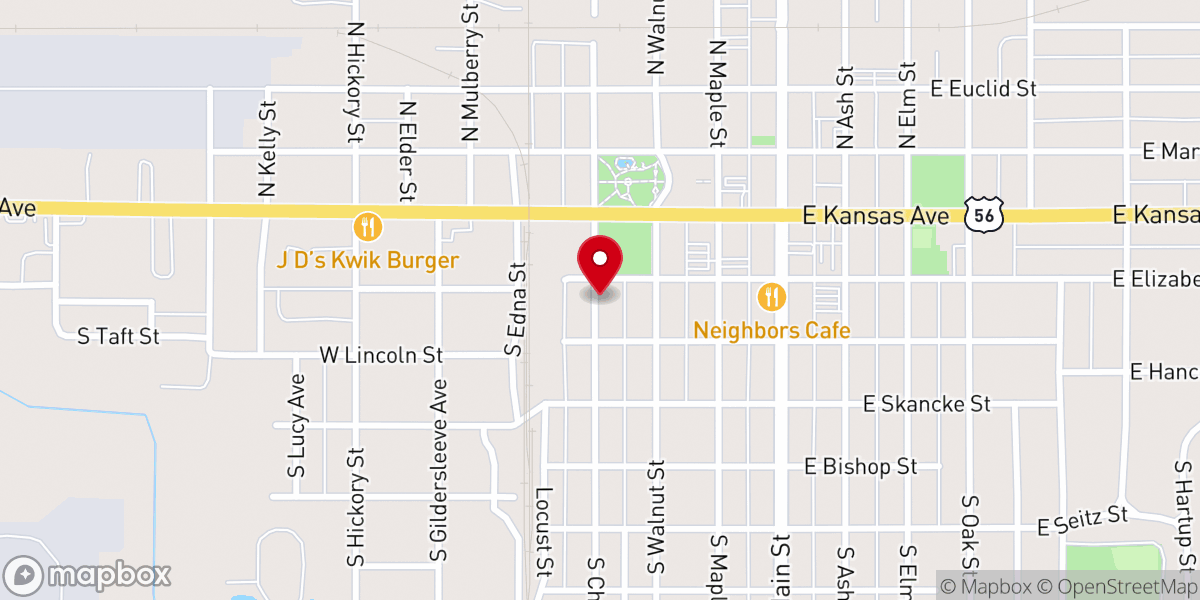 Map showing location of The Omega Project