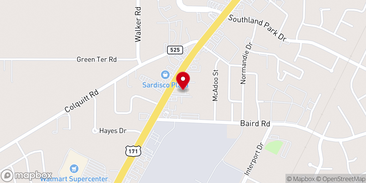 Map showing location of Apostolic Faith Tabernacle