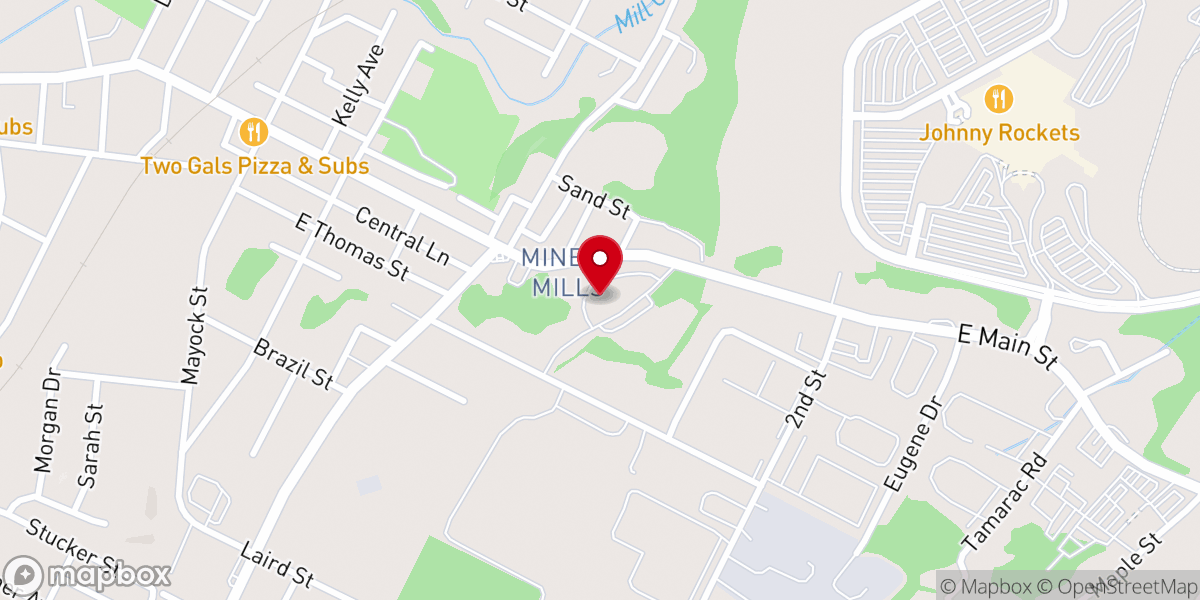 Map showing location of Holy Trinity Orthodox Church