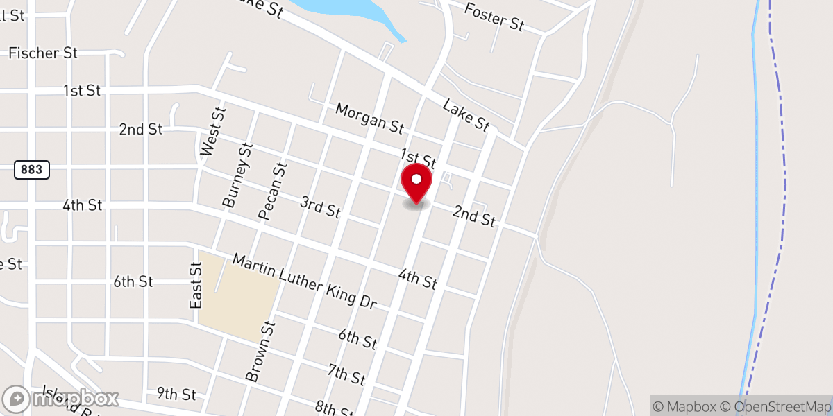 Map showing location of East Carroll Parish Head Start