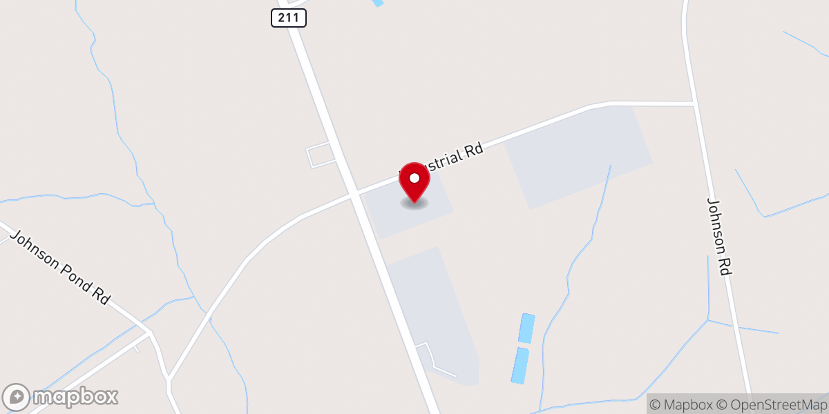 Map showing location of North Carolina Baptist New