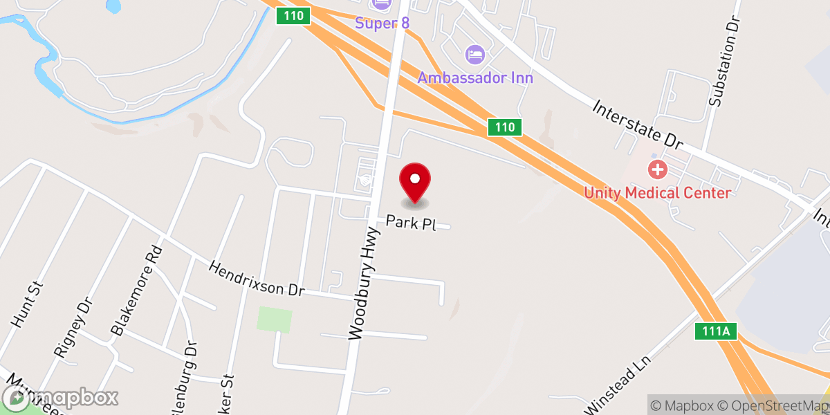 Map showing location of Good Samaritan