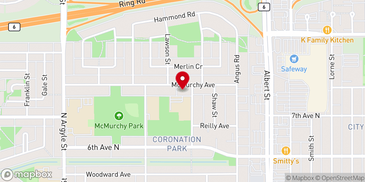 Map showing location of St.John Paul II Catholic Church