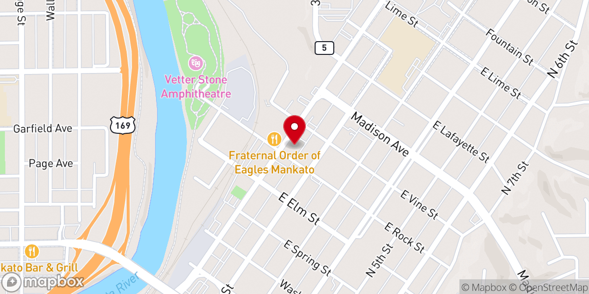 Map showing location of Covenant Family Church