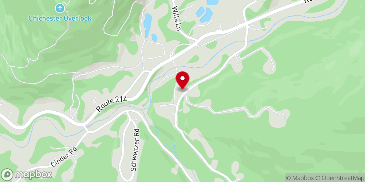 Map showing location of Chichester, NY 12416