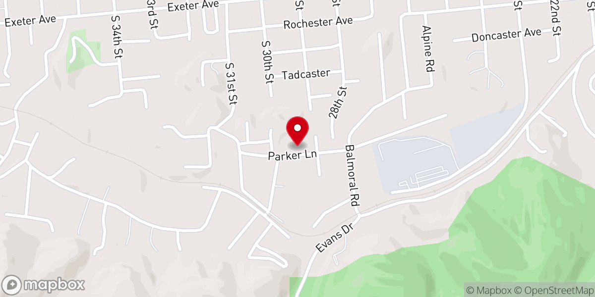 Map showing location of Gospel Outreach Baptist Church