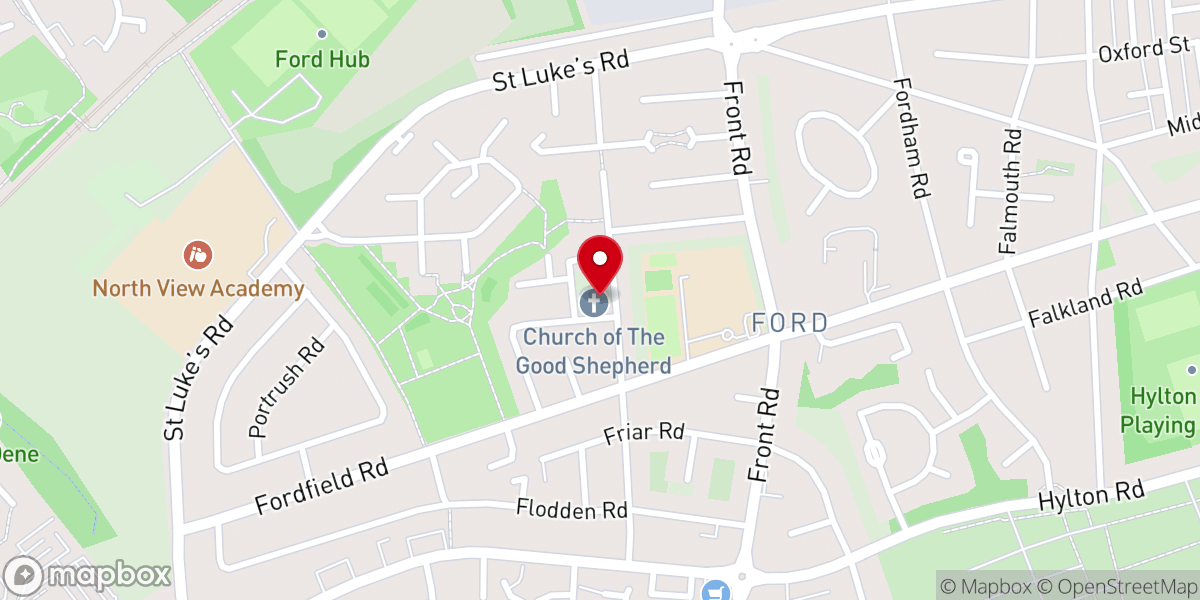 Map showing location of The Church Of The Good Shepherd