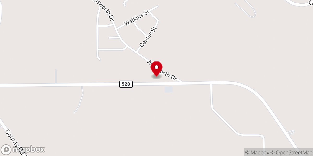 Map showing location of Berean Bible Church