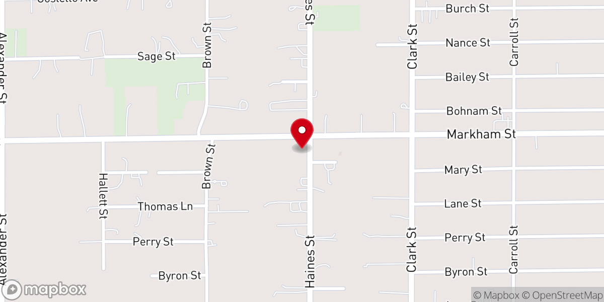 Map showing location of Church of Christ-Mead Valley