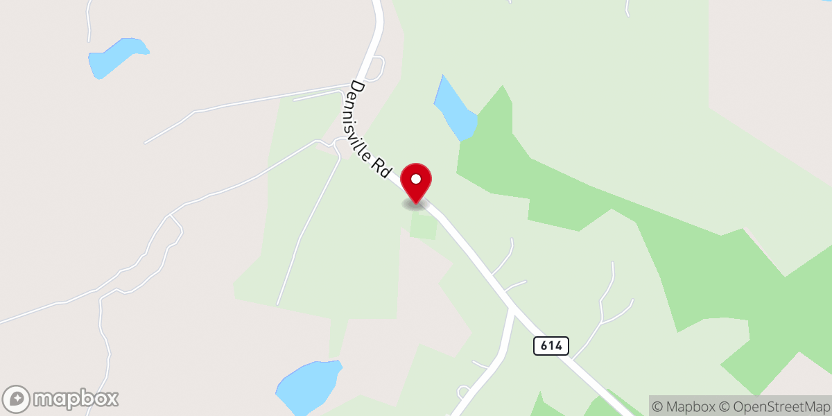 Map showing location of Rennie Memorial Presbyterian Church
