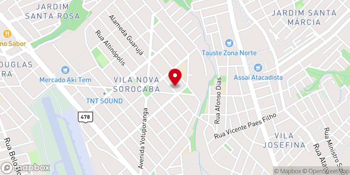 Map showing location of IGREJA EVANGELICA PENTECOSTAL BENÇÃO MUNDIAL