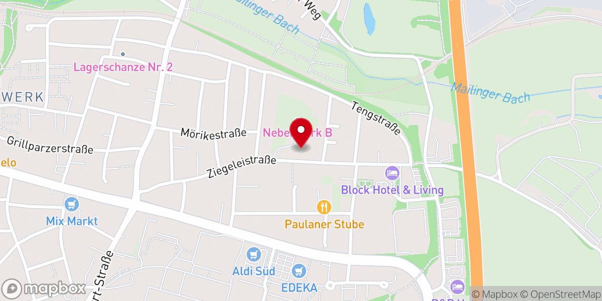 Map showing location of Donnersberger Gut - Generalat der Franziskanerinnen von Ingolstadt