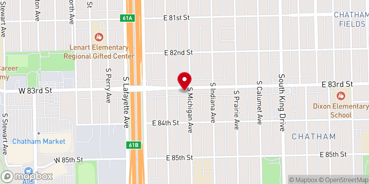 Map showing location of Salvation Church of God