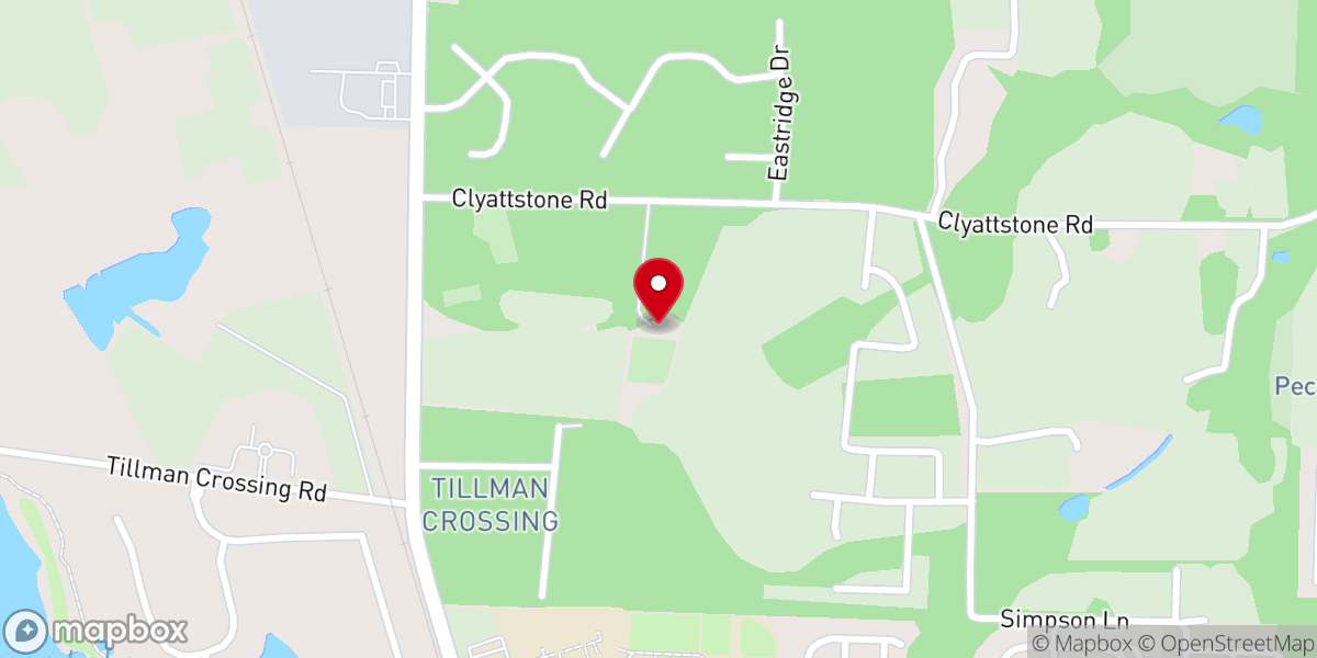 Map showing location of Rocky Hill Church of God In Christ