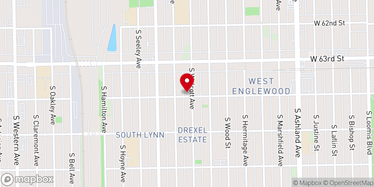 Map showing location of Messiah Lutheran Church