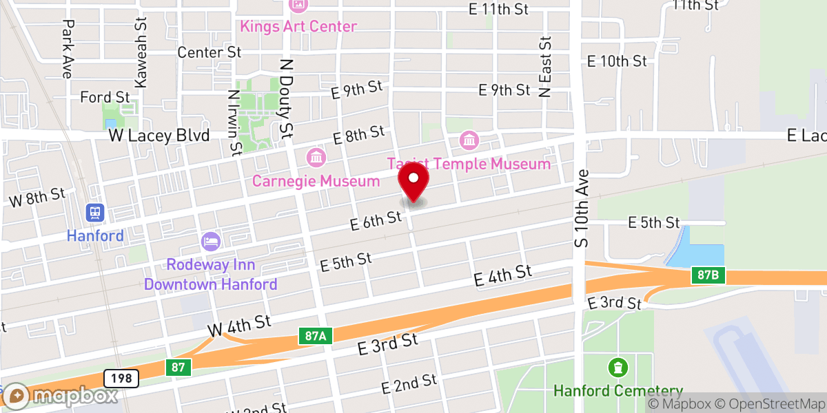 Map showing location of New Beginnings Community Church