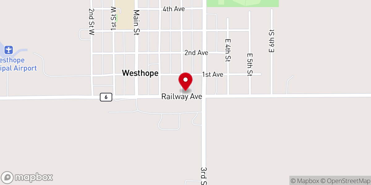 Map showing location of Trinity Lutheran Church