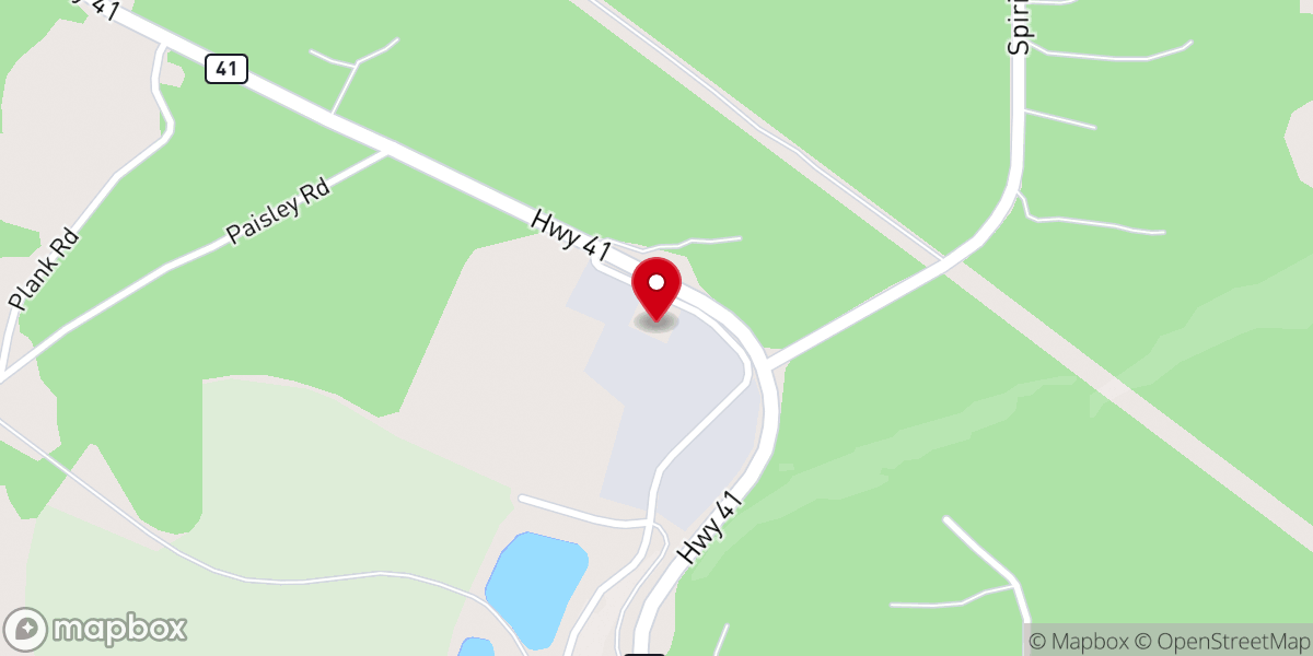 Map showing location of Spirit Valley Christian Fellowship