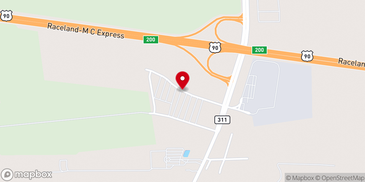 Map showing location of Rebecca Village