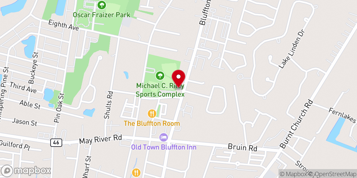 Map showing location of Lot C Cornerstone Church