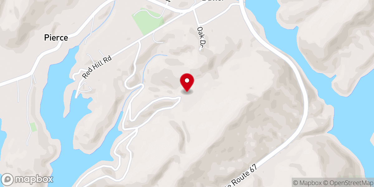 Map showing location of Blue Mountanya-The Resort