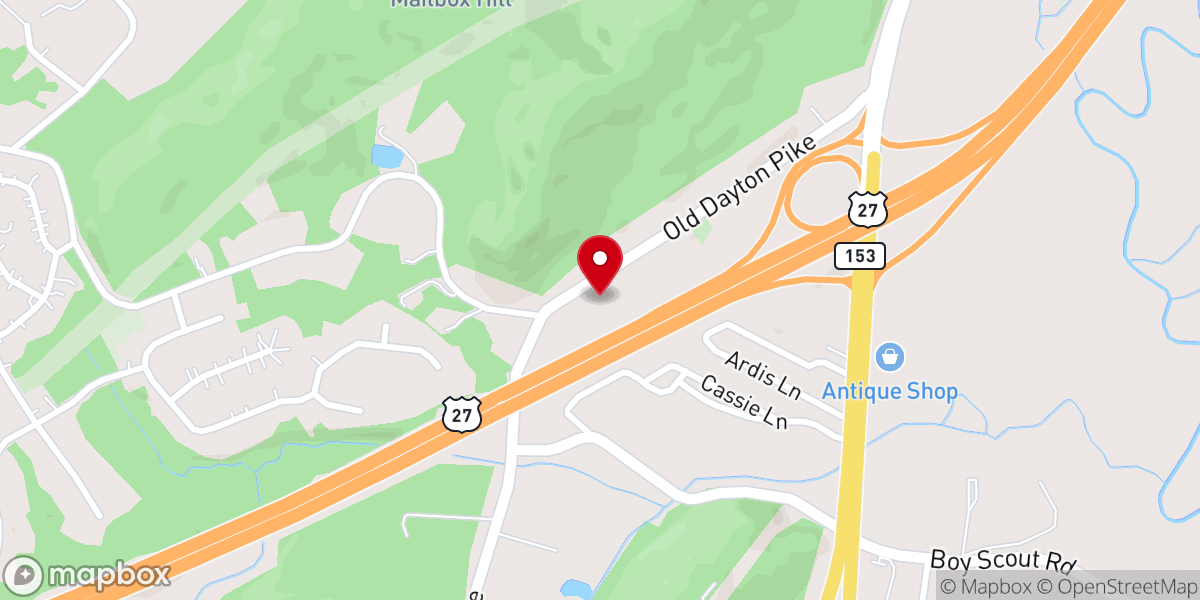 Map showing location of Chattanooga Community Church @FWCOG