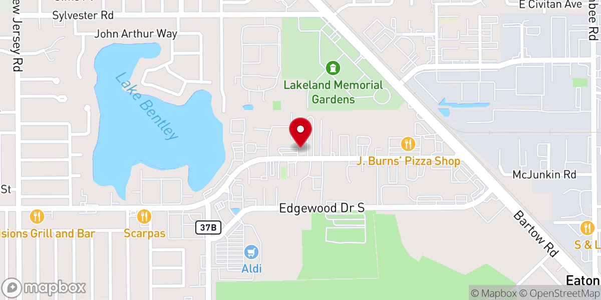 Map showing location of City of Hope Church