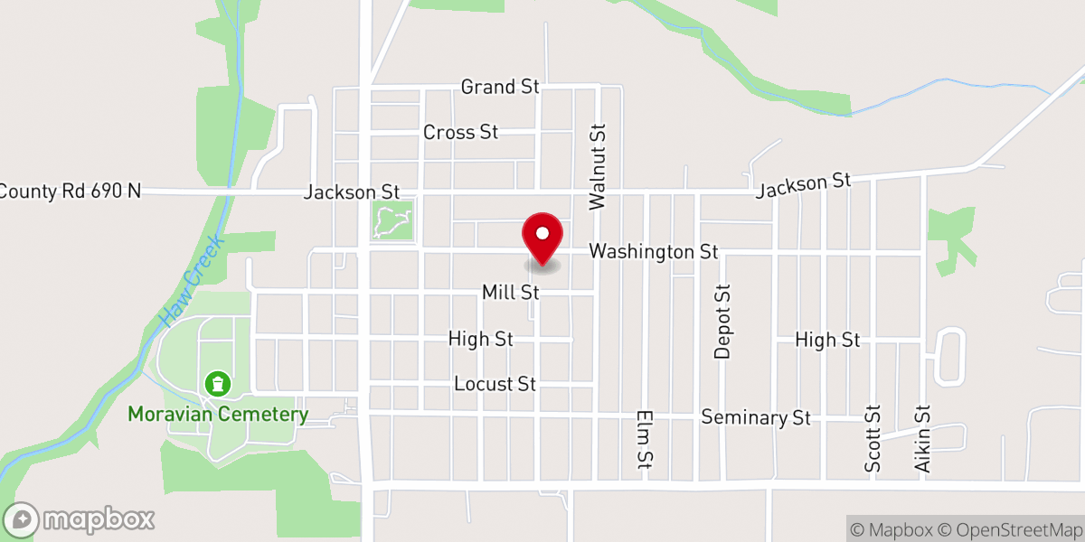 Map showing location of Community Center of Hope Inc