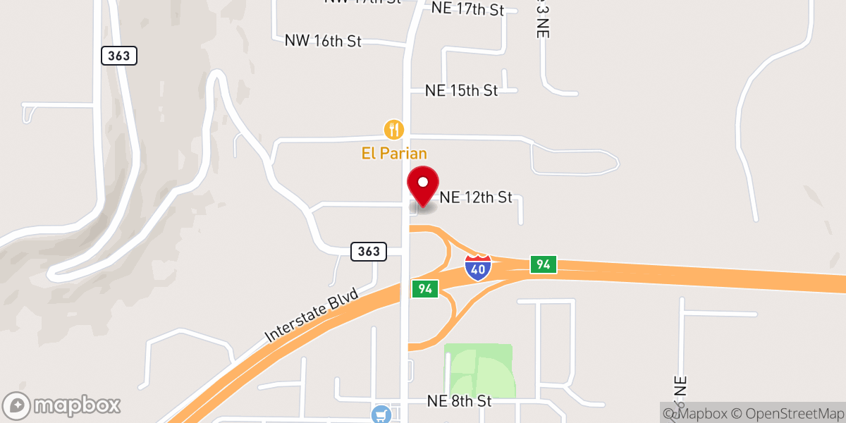 Map showing location of VP Racing Fuels