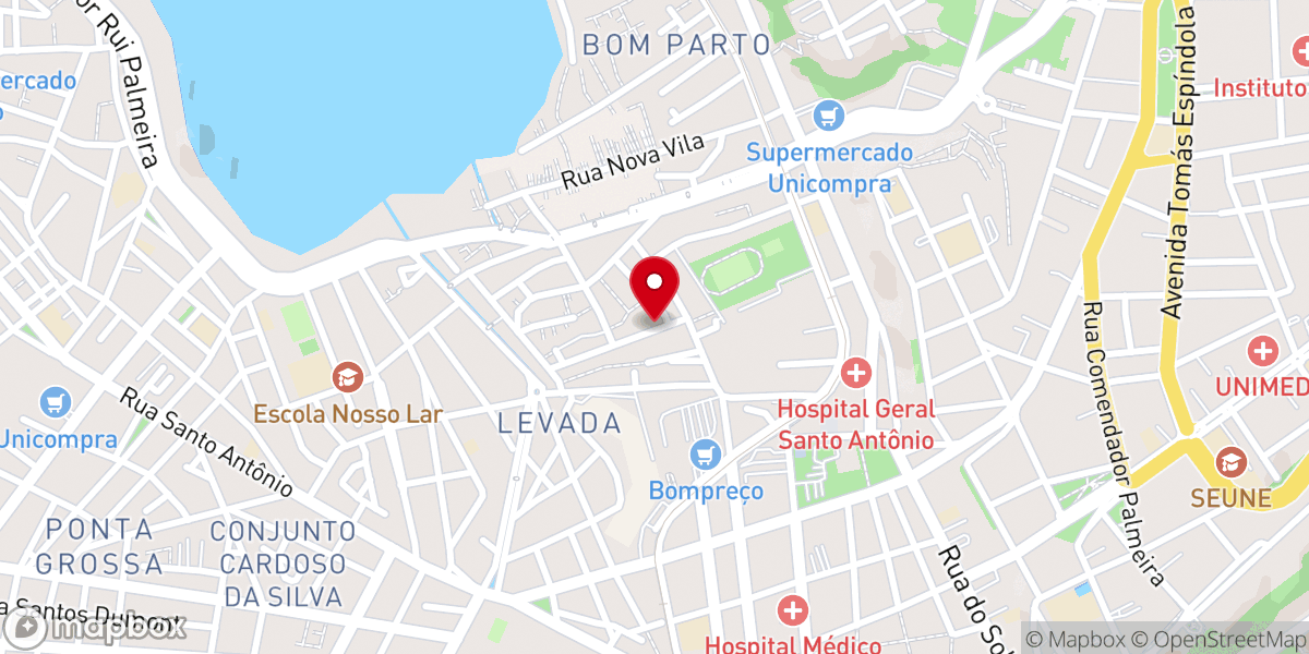 Map showing location of IGREJA PENTECOSTAL EM CRISTO