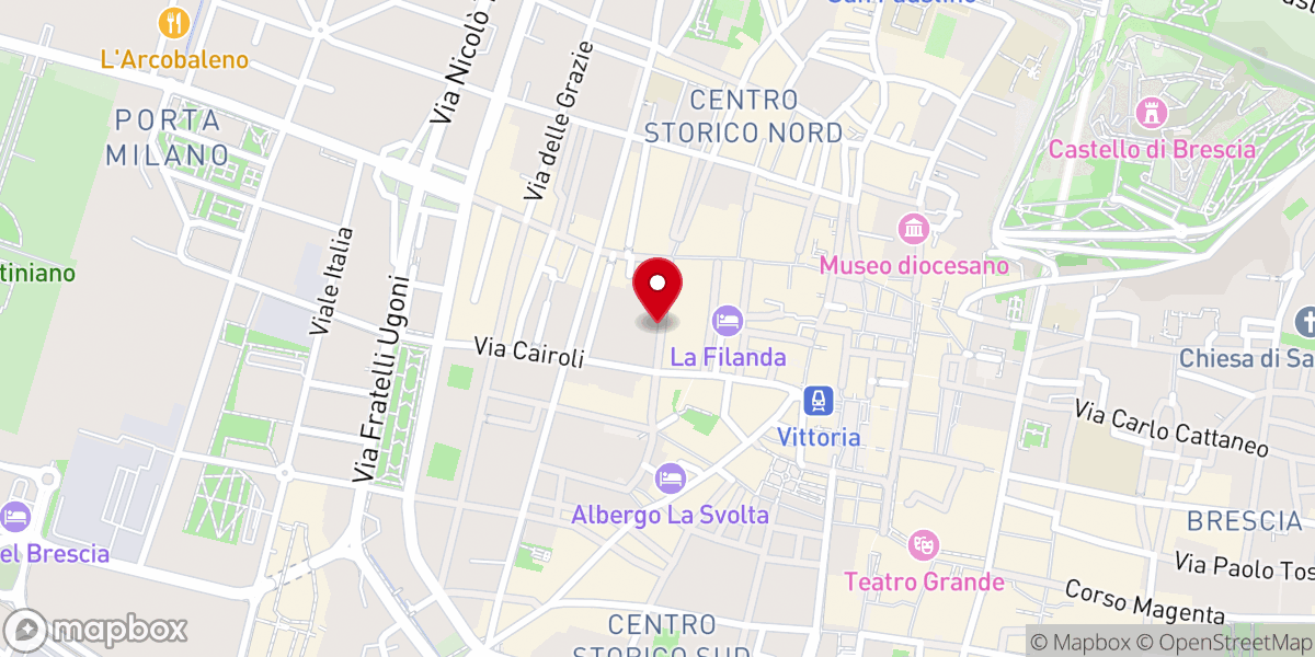 Map showing location of Chiesa di Santa Maria della Pace