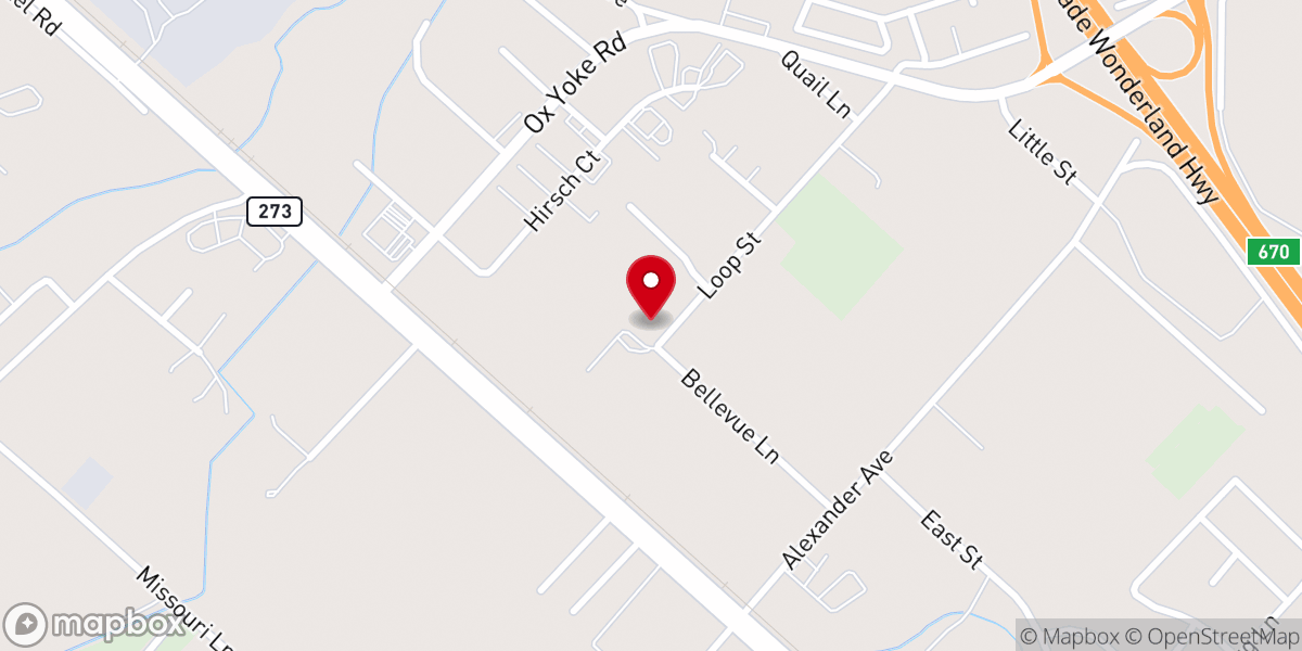 Map showing location of God's Church of Anderson CA