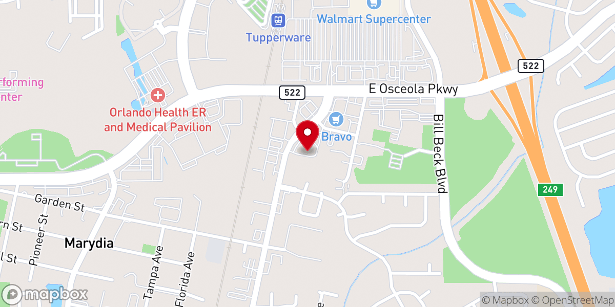 Map showing location of ReStart Church