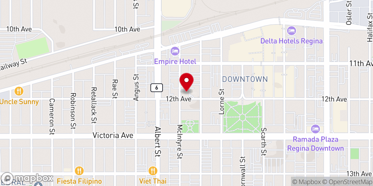 Map showing location of St. Paul's Cathedral