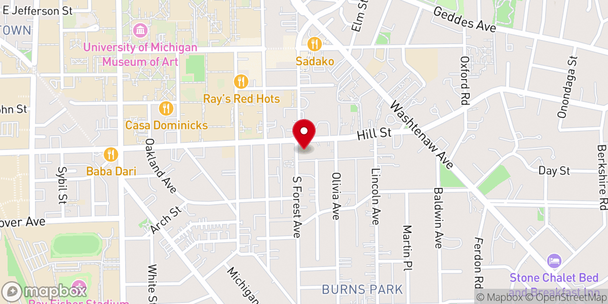 Map showing location of Lord of Light Lutheran Church and Campus Ministry