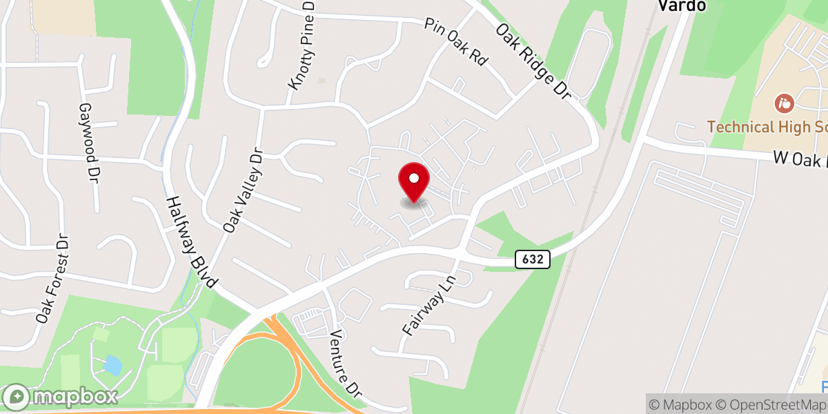 Map showing location of Concordia Lutheran Church