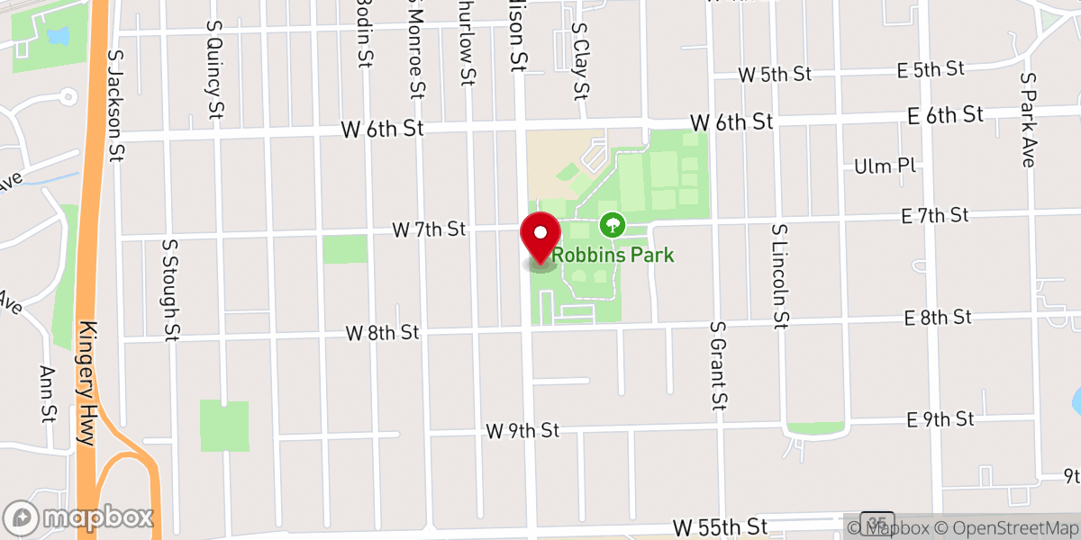 Map showing location of The Compass Church - Hinsdale Campus