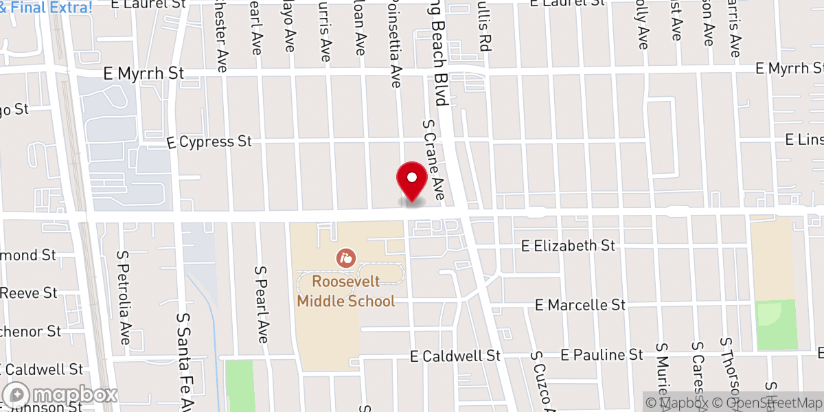 Map showing location of Truth Missionary Baptist Church