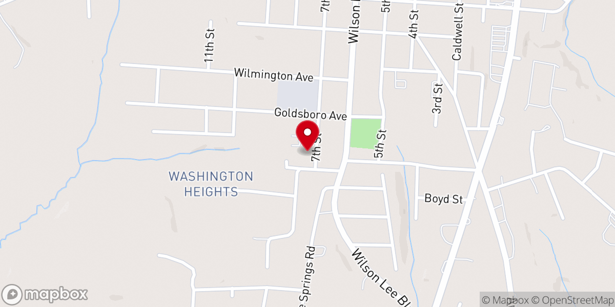Map showing location of Lily's Chapel Church-Living God